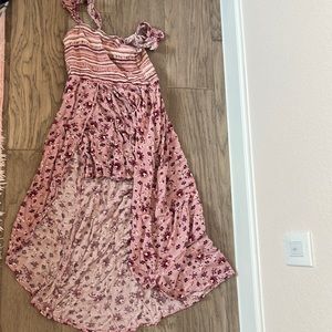 Pink kids romper
